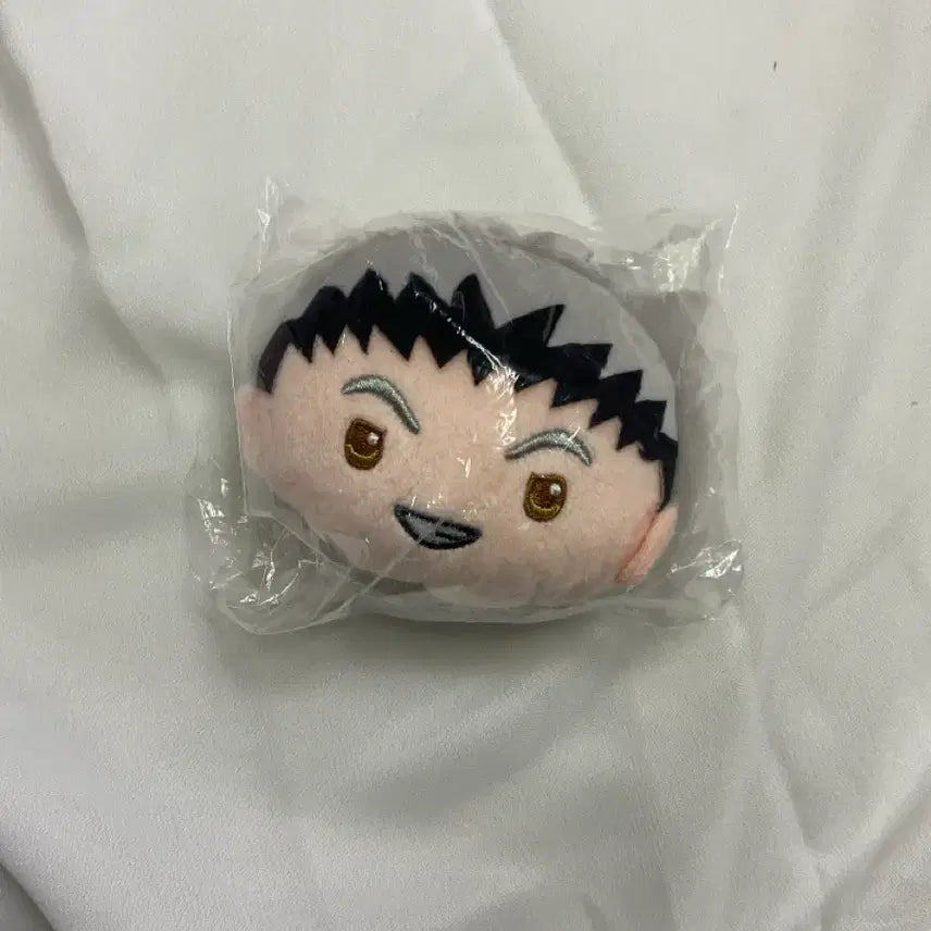 [BUNJANG] Haikyuu!! Bokuto Koutarou Face Plush Coin Pouch / 하이큐!! 페이스 누이구루미 동전지갑 (파우치) - 보쿠토 코타로 (후쿠로다니)