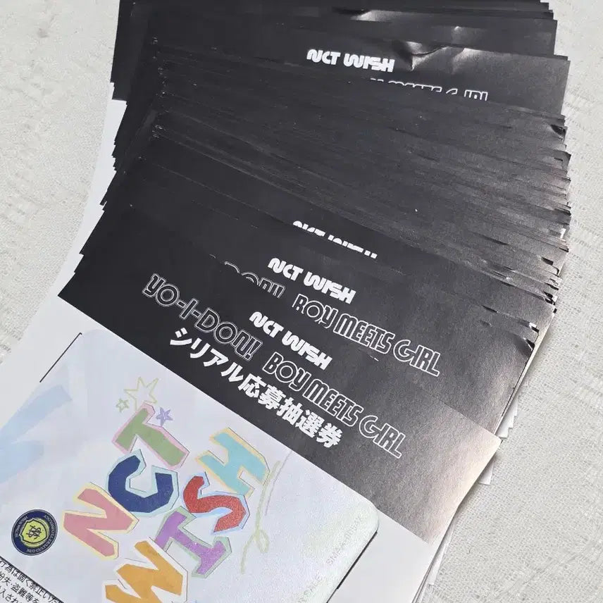 [BUNJANG] NCT WISH Japan YOLO-DON Bomi Girl Album Serial Bundle Set (80 pcs) / 엔시티위시 일본 요이돈 보밋걸 앨범 시리얼 일괄 80장 판매