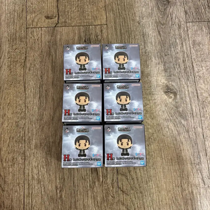 [BUNJANG] Attack on Titan Chokonokko Figure Set (6 Types) / 진격의 거인 초코노코 피규어 6종 세트