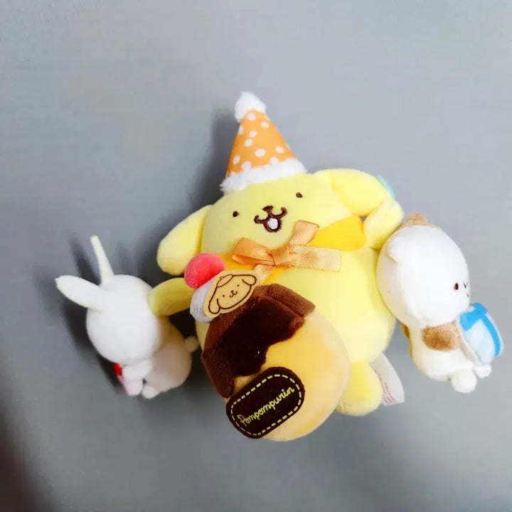 [BUNJANG] Pompompurin Birthday Party Plush Set / 폼폼푸린 생일파티 인형