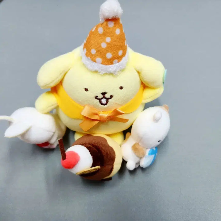 [BUNJANG] Pompompurin Birthday Party Plush Set / 폼폼푸린 생일파티 인형
