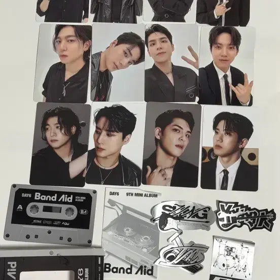 [BUNJANG] Day6 Band Aid Square Album Rock Version Bundle Set Photocard / 풀구성) 데이식스 밴드에이드 네모반 락버전 플랫폼 데이식스 앨범 데이식스 포카