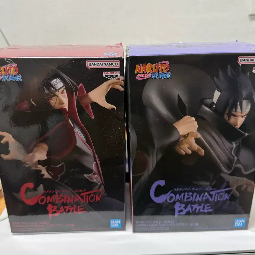 [BUNJANG] Naruto Itachi &amp; Sasuke Combination Battle Figures Bundle Set / 이타치, 사스케 콤비네이션 배틀 일괄
