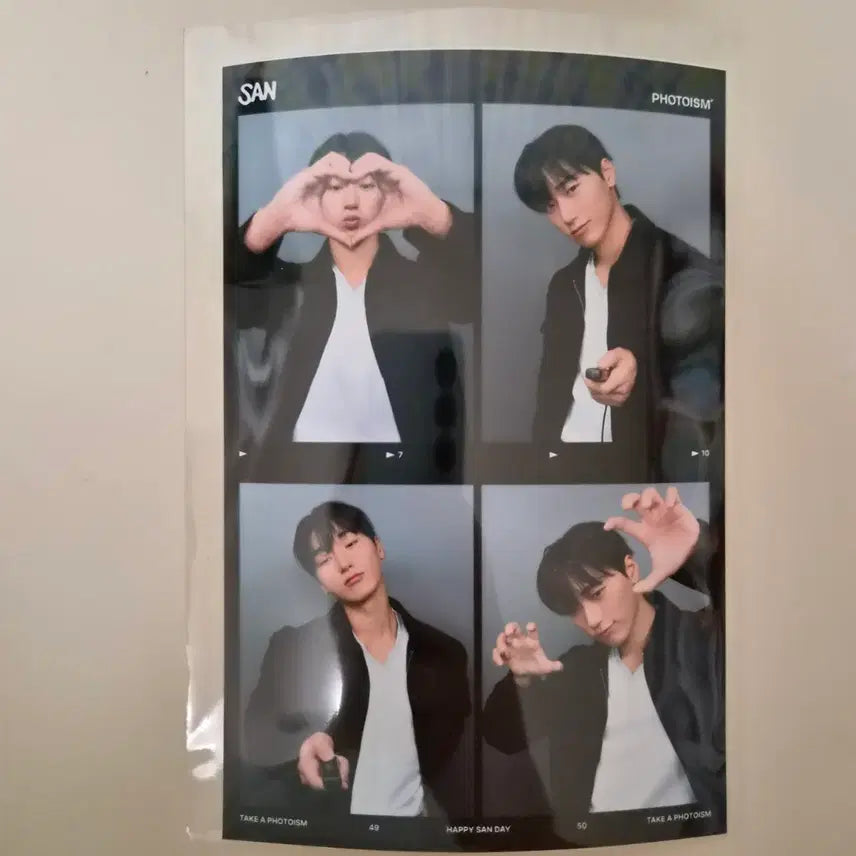 [BUNJANG] Ateez San Snapism Sticker / 에이티즈 산 스내피즘 스티커