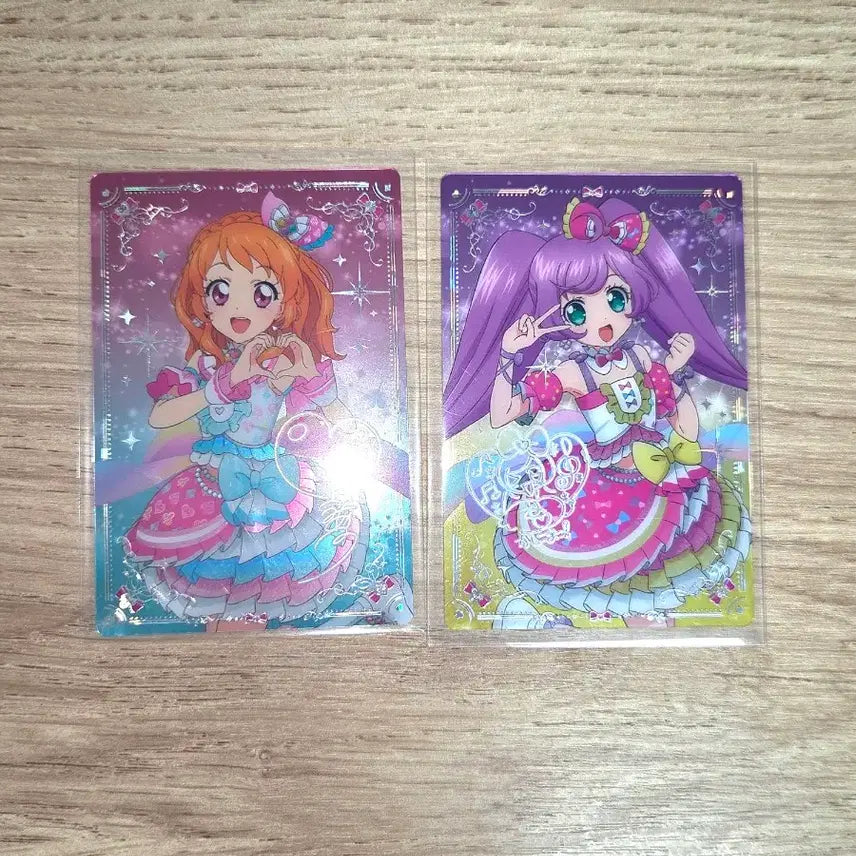 [BUNJANG] Aikatsu! PriPara Star Parade Akari, Lala Signed Wafer Card Bundle Set / 아이엠스타 프리파라 스타파라 하늘이 아카리 라라 사인 웨하스 카드 일괄
