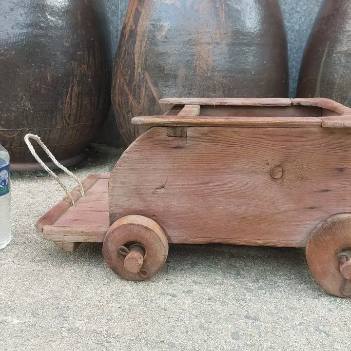 [BUNJANG] Handmade Wooden Cart Dollgu / 옛날  수제 손수레  .달구지 - 소품용. 만물당