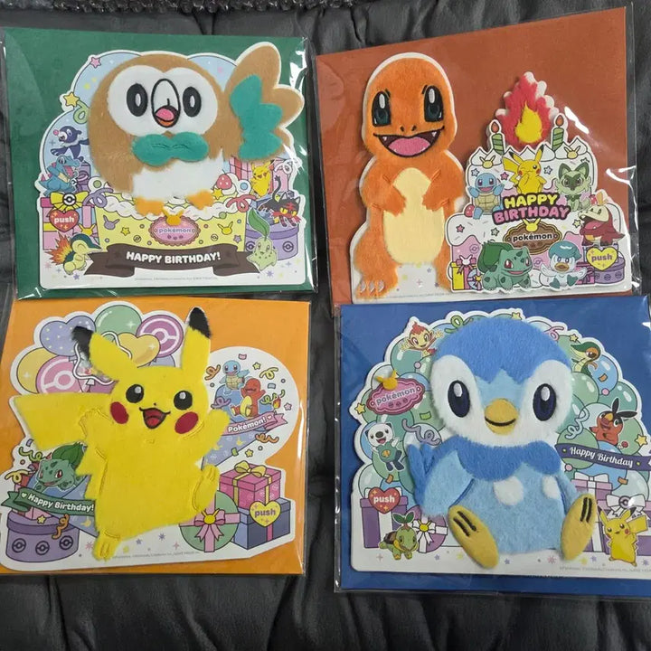 [BUNJANG] Pokemon Store Birthday Party Edition Greeting Card Full Set / 포켓몬 스토어 Birthday Party Edition 그리팅 카드 전종