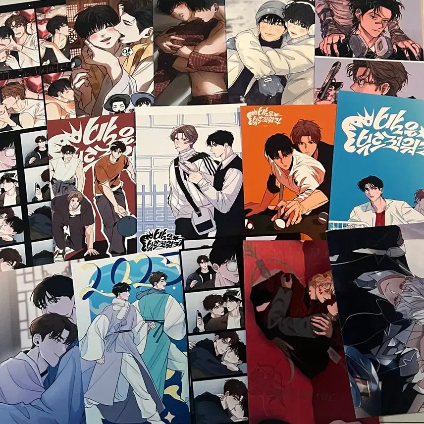 [BUNJANG] Printty Postcard Bundle Set / 1차bl 프박 프린티 엽서 순정사수 밤은 부드러워라 나쁜친구 일괄