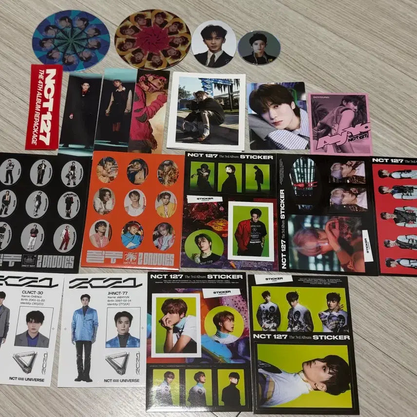 [BUNJANG] NCT 127 Album Goods Photocard Sticker Poster Set / 엔시티 앨범 굿즈