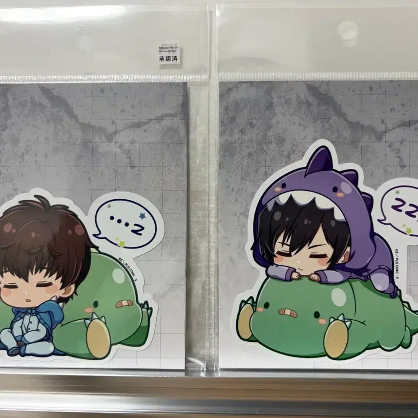 [BUNJANG] Code Geass Gyro Collection Die-Cut Sticker Set Suzaku &amp; Lelouch (Bundle Set) / 코드기어스 갸오코레 다이컷 스티커 스자쿠, 를르슈 2종 일괄 판매