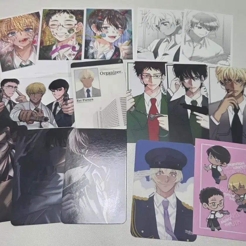 [BUNJANG] Detective Conan Public Security Cafe Full Set Event Exclusive / (비공굿) 코난 공안조 카페 전프레