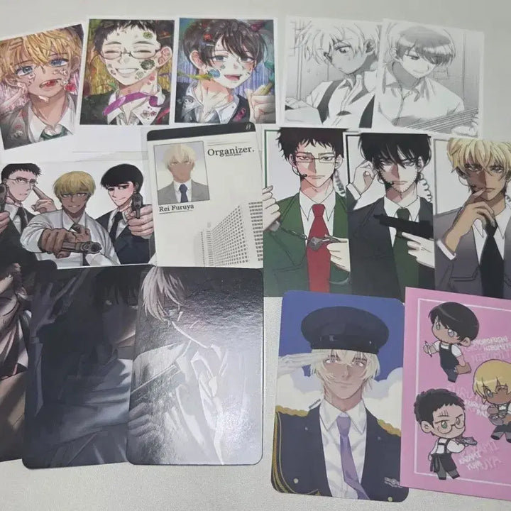 [BUNJANG] Detective Conan Public Security Cafe Full Set Event Exclusive / (비공굿) 코난 공안조 카페 전프레