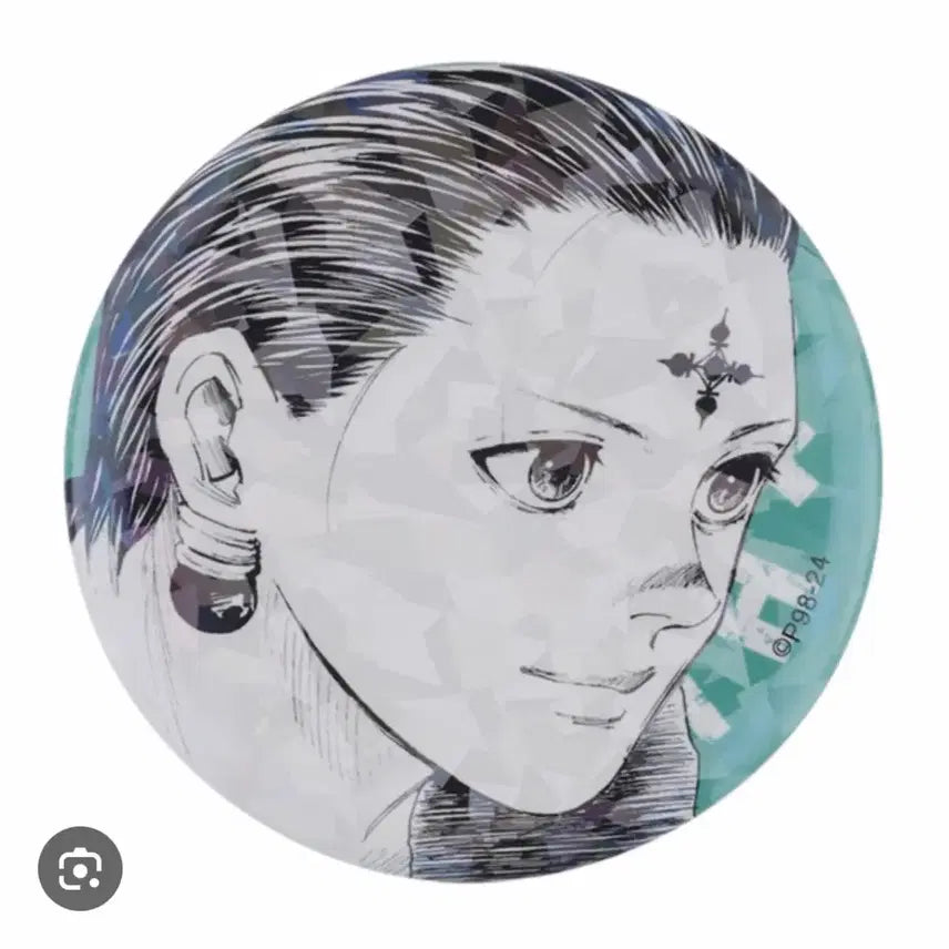[BUNJANG] Hunter x Hunter Chrollo All-Star Hologram Can Badge (Sealed) / 헌터헌터 클로로 올스타 홀로그램 캔뱃지