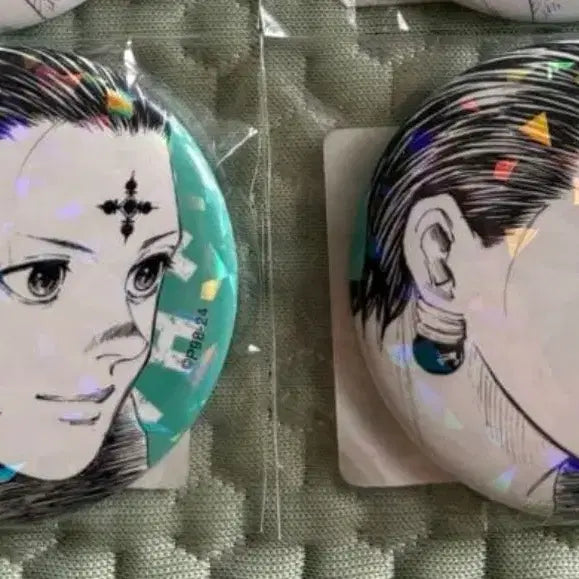 [BUNJANG] Hunter x Hunter Chrollo All-Star Hologram Can Badge (Sealed) / 헌터헌터 클로로 올스타 홀로그램 캔뱃지