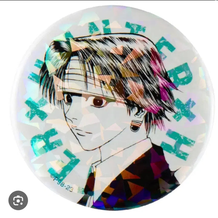 [BUNJANG] Hunter x Hunter Chrollo All-Star Hologram Can Badge (Sealed) / 헌터헌터 클로로 올스타 홀로그램 캔뱃지