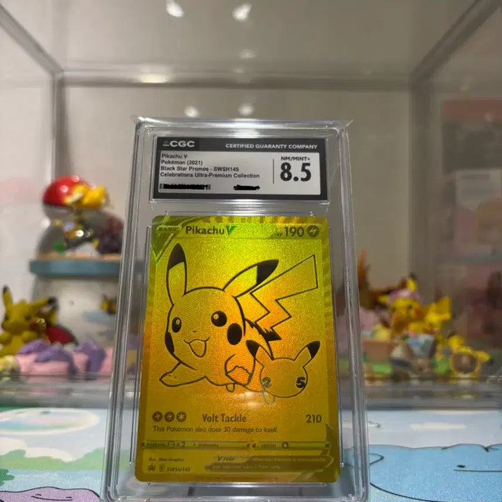 [BUNJANG] North American 25th Anniversary Golden Box Gold Pikachu CGC 8.5 Graded Card / 북미) 25주년 골든박스 골드 피카츄