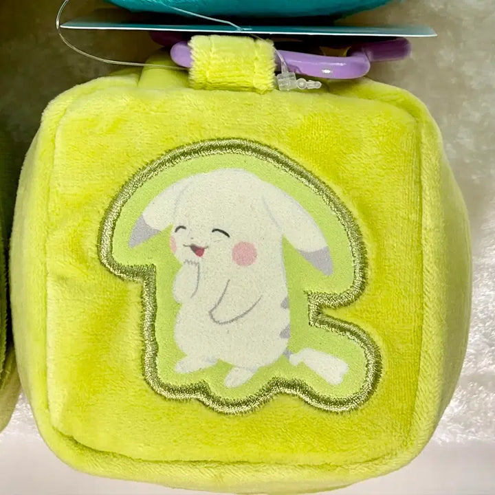 [BUNJANG] Pocopia Square Pouch with Carabiner - Changbaekkachu / 포코피아 카라비너가 달린 스퀘어 파우치 창백카츄