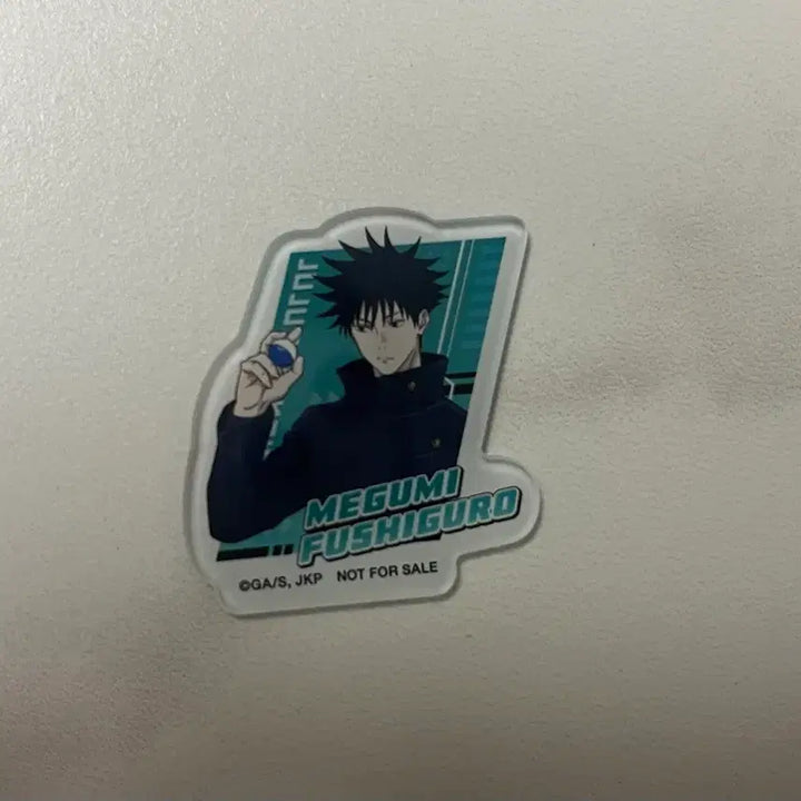 [BUNJANG] Jujutsu Kaisen Kurazushi Collaboration Fushiguro Megumi Acrylic Sticker / 주술회전 쿠라스시 콜라보 아크릴 스티커 후시구로 메구미