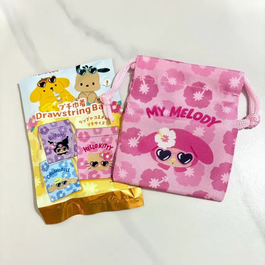 [BUNJANG] Sanrio My Melody Drawstring Pouch / 산리오 태닝 조리개 파우치 마이멜로디