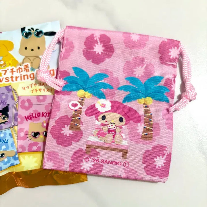 [BUNJANG] Sanrio My Melody Drawstring Pouch / 산리오 태닝 조리개 파우치 마이멜로디
