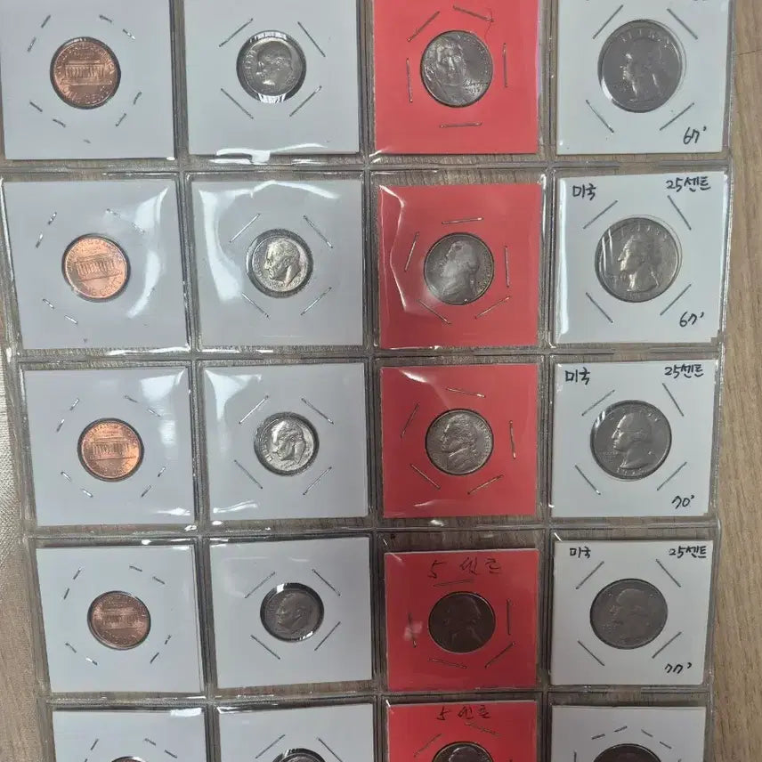 [BUNJANG] United States Coin Set (32 pieces) / 미국 동전 세트(32)
