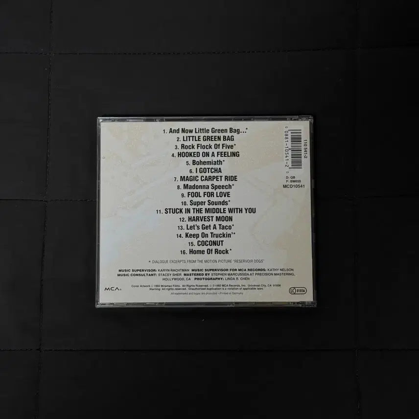 [BUNJANG] Reservoir Dogs OST Soundtrack CD First Edition New / 저수지의 개들 OST 사운드트랙 CD 초판 새상품