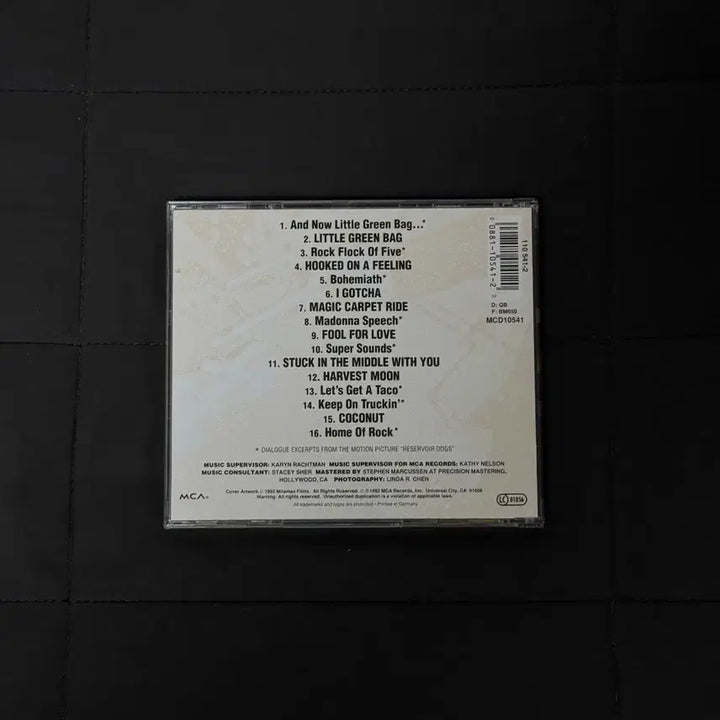 [BUNJANG] Reservoir Dogs OST Soundtrack CD First Edition New / 저수지의 개들 OST 사운드트랙 CD 초판 새상품