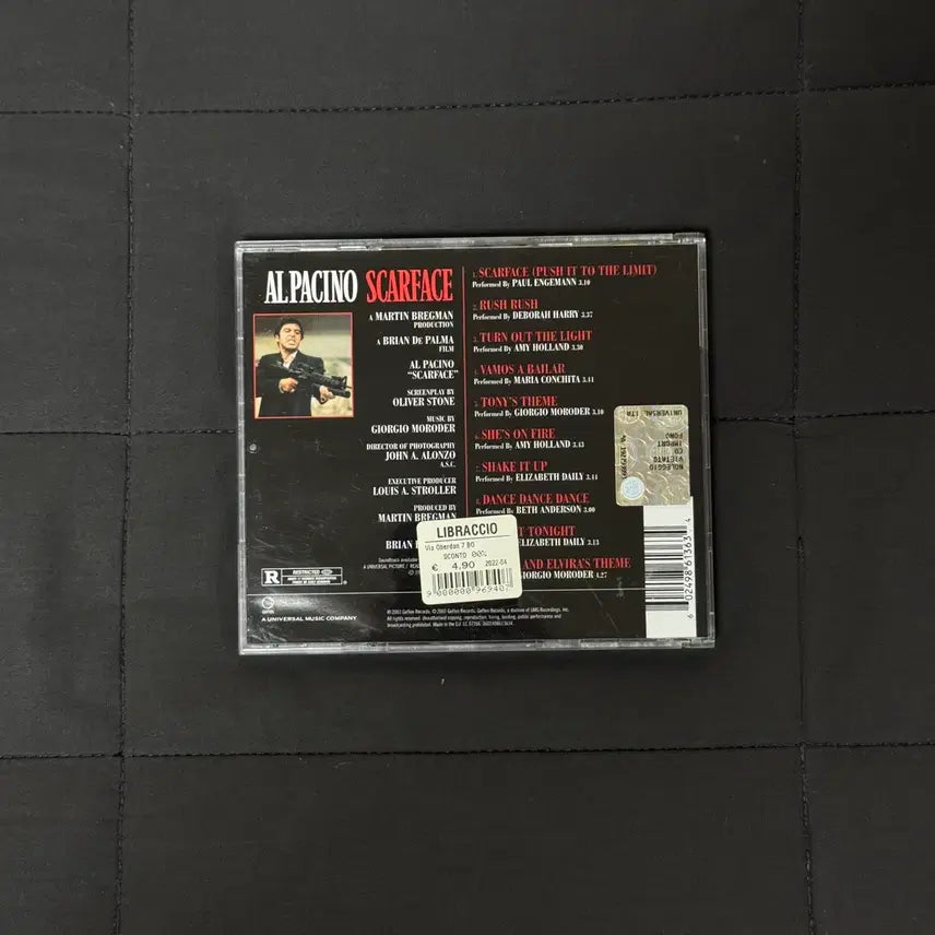 [BUNJANG] Scarface OST Soundtrack CD First Press New / 스카페이스 OST 사운드트랙 CD 초판 새상품