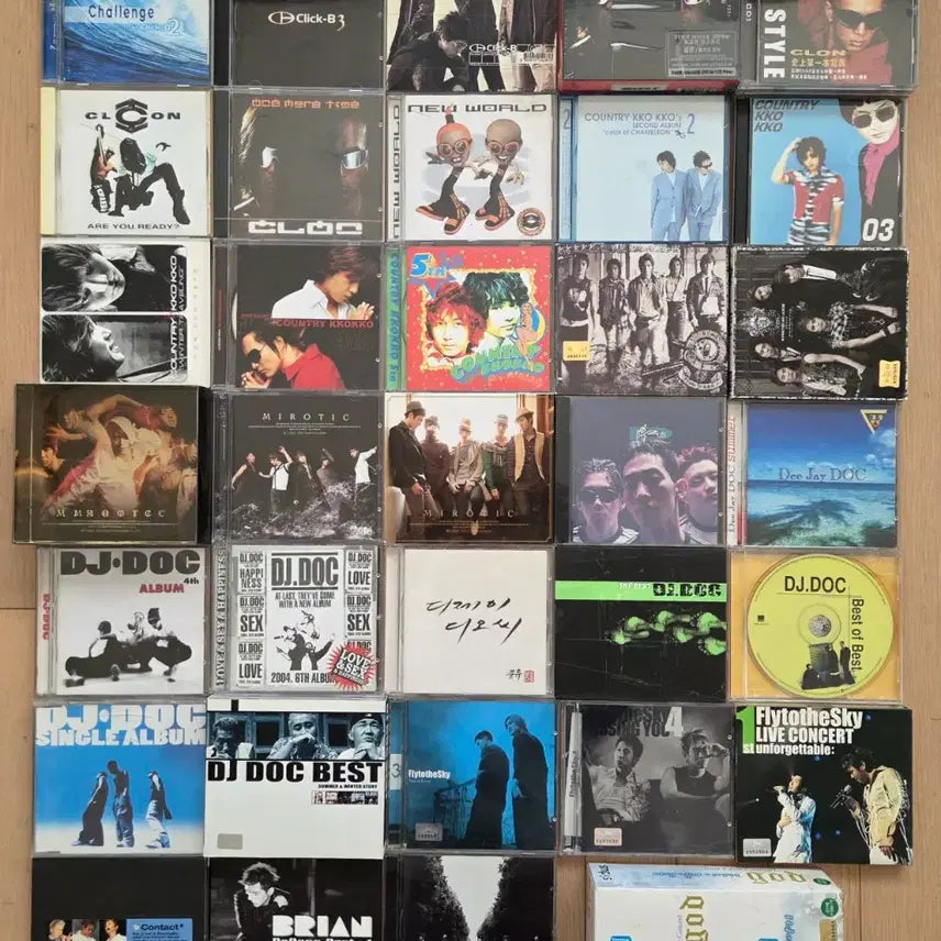 [BUNJANG] Vintage K-Pop CDs Collection: Click-B, CLON, Country Kkoko, TVXQ!, DJ DOC, g.o.d, Fly to the Sky / 클릭비 클론 컨츄리꼬꼬 동방신기 디제이디오씨 지오디 플라이투더스카이 CD
