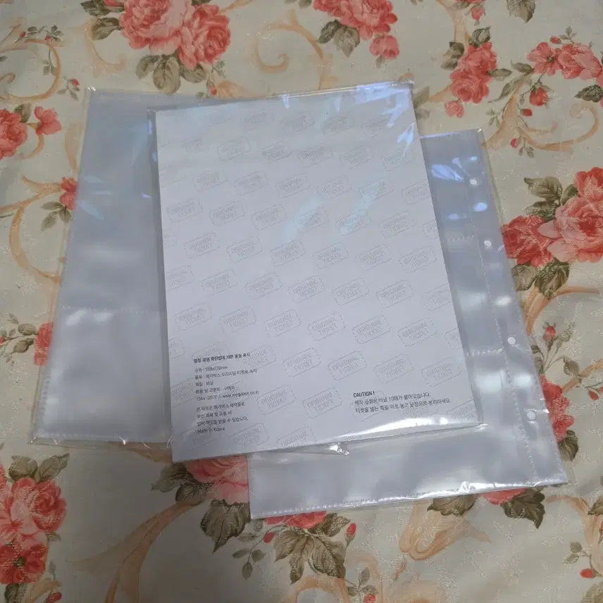 [BUNJANG] Original Ticket Book Insert Sleeves (10 Sheets) - Set of 3 / 오리지널티켓북 속지 비닐 10매 3개