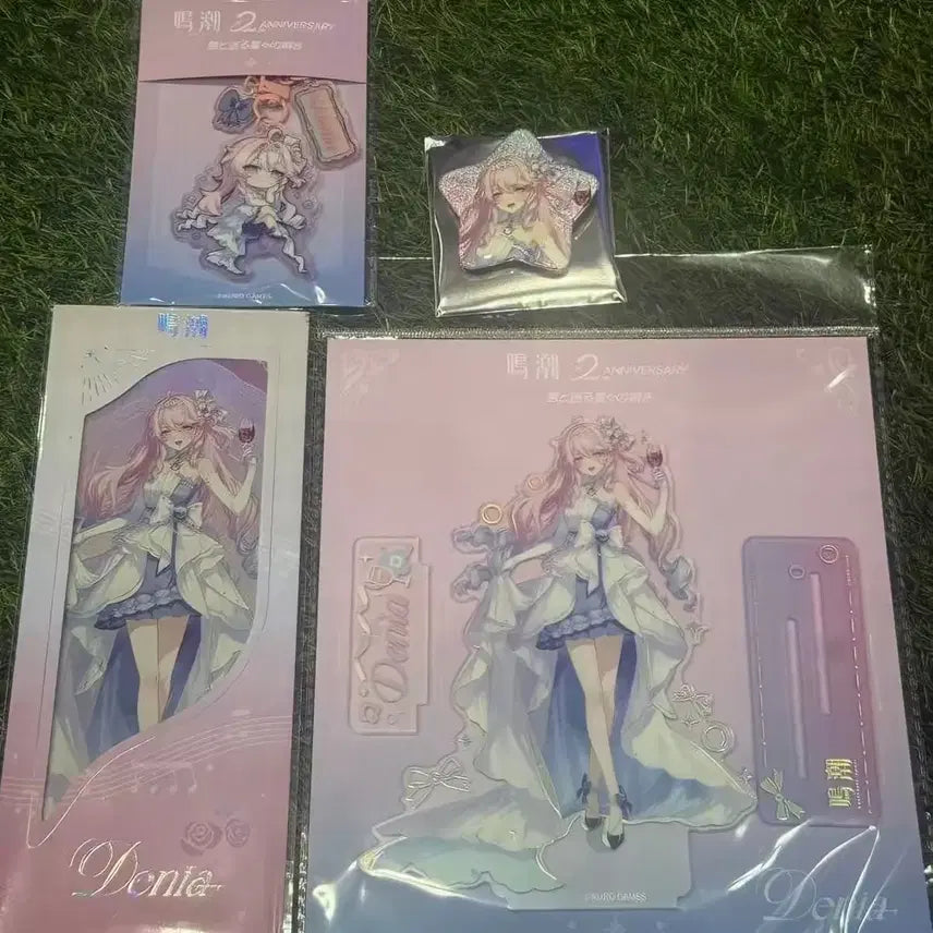 [BUNJANG] Myeongjo 2nd Anniversary Denia Acrylic Stand Goods Set / 명조 2주년 데니아 아크릴 스탠드 굿즈 세트