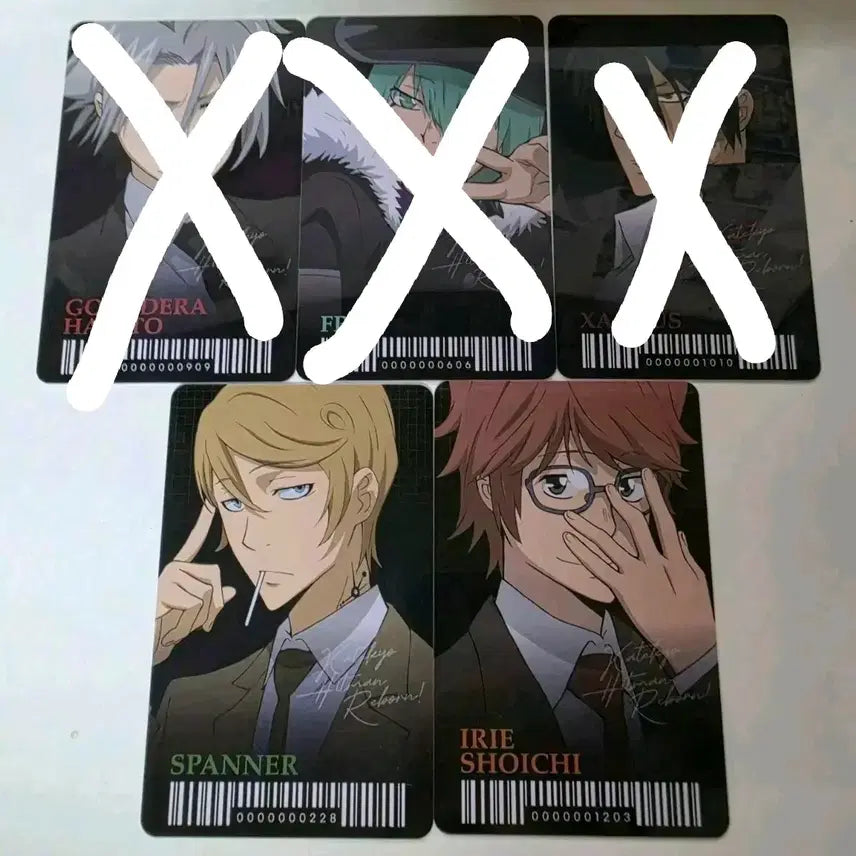 [BUNJANG] Katekyo Hitman Reborn! ID Trading Card Set (Spanner, Irie Shoichi) / 가히리 ID 트레이딩 카드