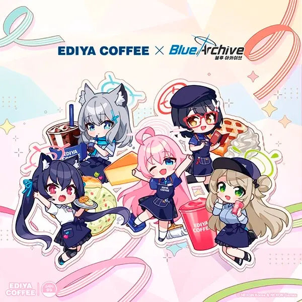 [BUNJANG] Blue Archive Ediya Coffee Collaboration Poster / 블루아카이브 이디야 커피 콜라보 포스터