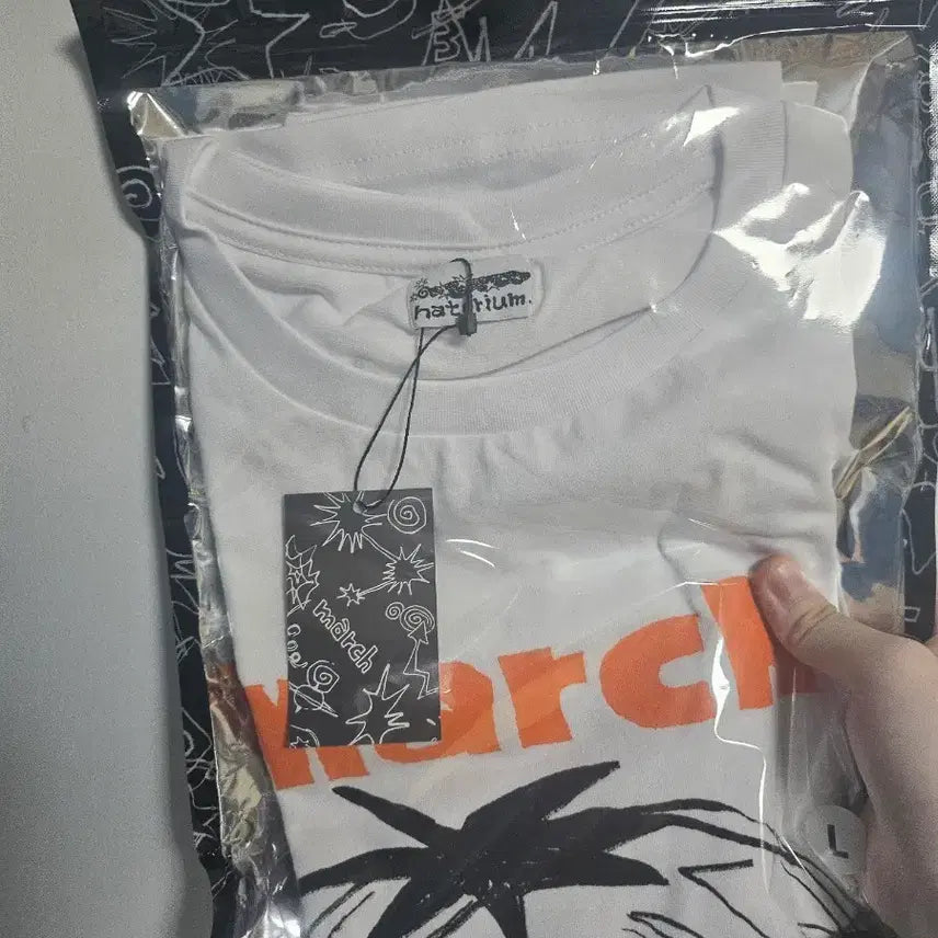 [BUNJANG] NATORI White T-Shirt - Size L / 나토리 티셔츠 화이트L 사이즈 팝니다