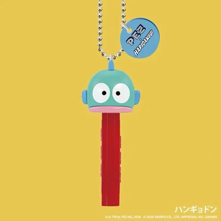 [BUNJANG] Sanrio Happy DanV PEZ Gacha Figure Keychain Hangyodon / 산리오 해피단브이 페즈(PEZ) 가챠 피규어 키링 한교동