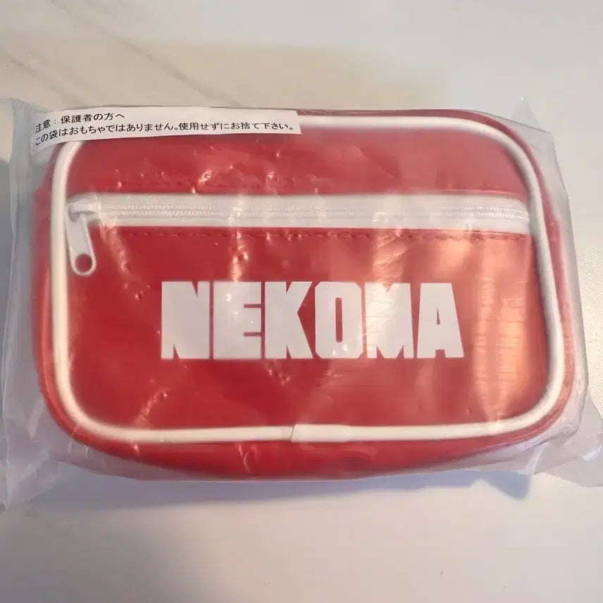 [BUNJANG] Haikyuu!! Nekoma High School Volleyball Club Enamel Pouch (Sealed) / 하이큐 네코마 고교 배구부 에나멜 파우치 미개봉 새상품