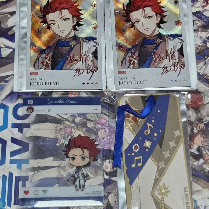 [BUNJANG] Ensemble Stars! 10th Anniversary Mofun Popup Kiryu Kuro Bundle Set Bookmark / [일괄가격] 앙스타 10주년 모펀 팝업 키류 쿠로 7특전 책갈피