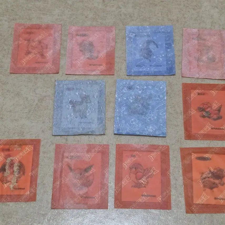 [BUNJANG] Pokemon Sticker 11 pc Set / 포켓몬 띠부씰 11종 세트