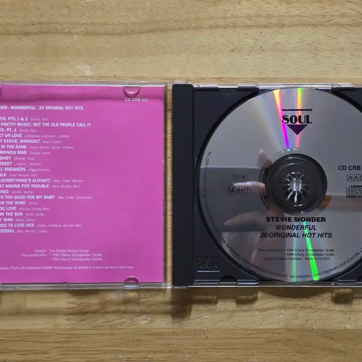 [BUNJANG] Stevie Wonder Wonderful 20 Original Hot Hits CD / CD 음반 Stevie Wonder 스티비 원더 - Wonderful 20 Original Hot Hits