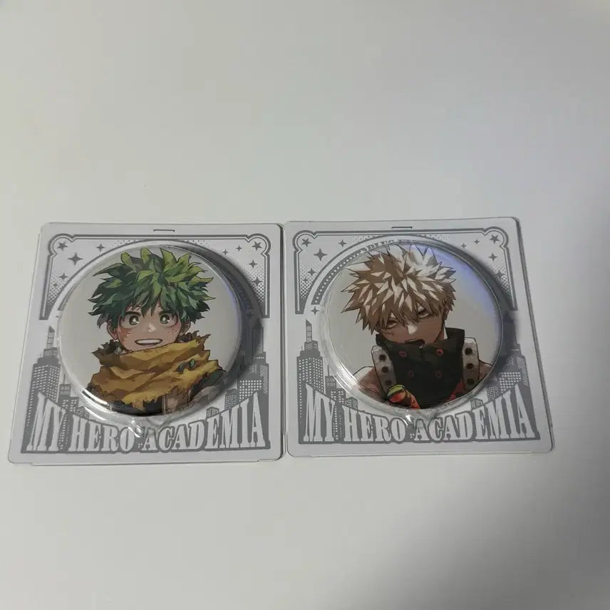 [BUNJANG] My Hero Academia JSC Original Art Badge Bundle Set / 미도리야, 바쿠고 JSC 원화 뱃지 일괄