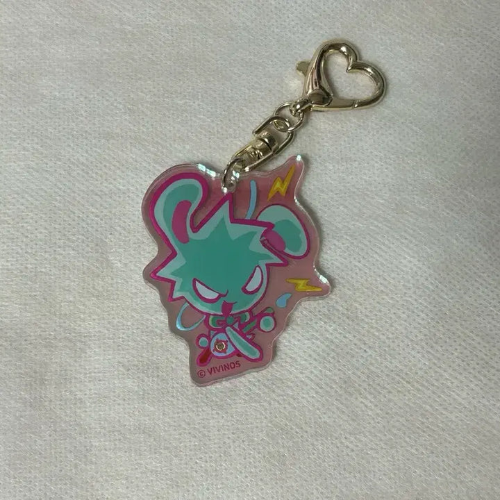 [BUNJANG] A-Stage Teal Rabbit Keyring / 에이스테 틸 토끼 키링