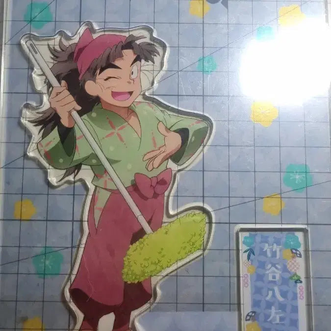 [BUNJANG] Nintama Rantaro Takeya Hachizaemon Acrylic Stand / 닌타마 타케야 하치자에몽 다함께 상업의 단 아크릴 스탠드