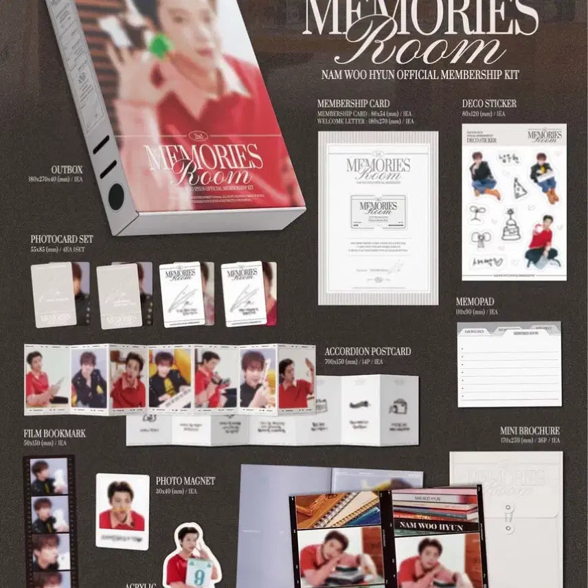 [BUNJANG] Nam Woo Hyun Official Membership Kit Split Set / 남우현 새싹 공식 멤버쉽 키트 양도