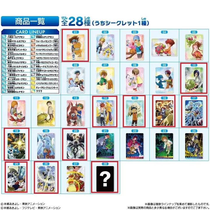 [BUNJANG] Digimon Wafer Card Bundle Set (Sealed) / 디지몬 웨하스 카드 일괄 판매 합니다