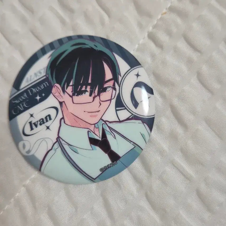 [BUNJANG] A-Stage Ivan Maid Can Badge / 에이스테 이반 메이드 캔뱃지 1개 판매