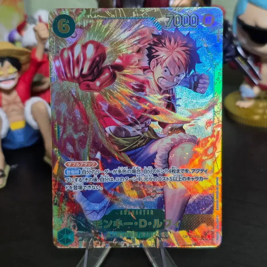 [BUNJANG] One Piece Card Monkey D. Luffy SEC Secret OP13-118 / 일판 ) 원피스 카드 몽키 D 루피 SEC 카드 시크릿 OP13-118