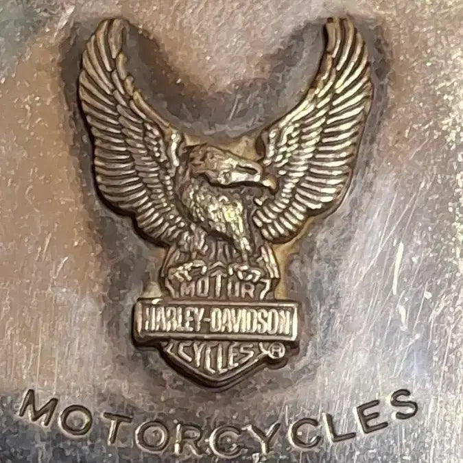 [BUNJANG] 2000s Harley-Davidson Vintage Zippo Lighter - Silver Eagle Emblem / 2000년대 )할리데이비슨 빈티지 지포 라이터 은색 독수리 문양