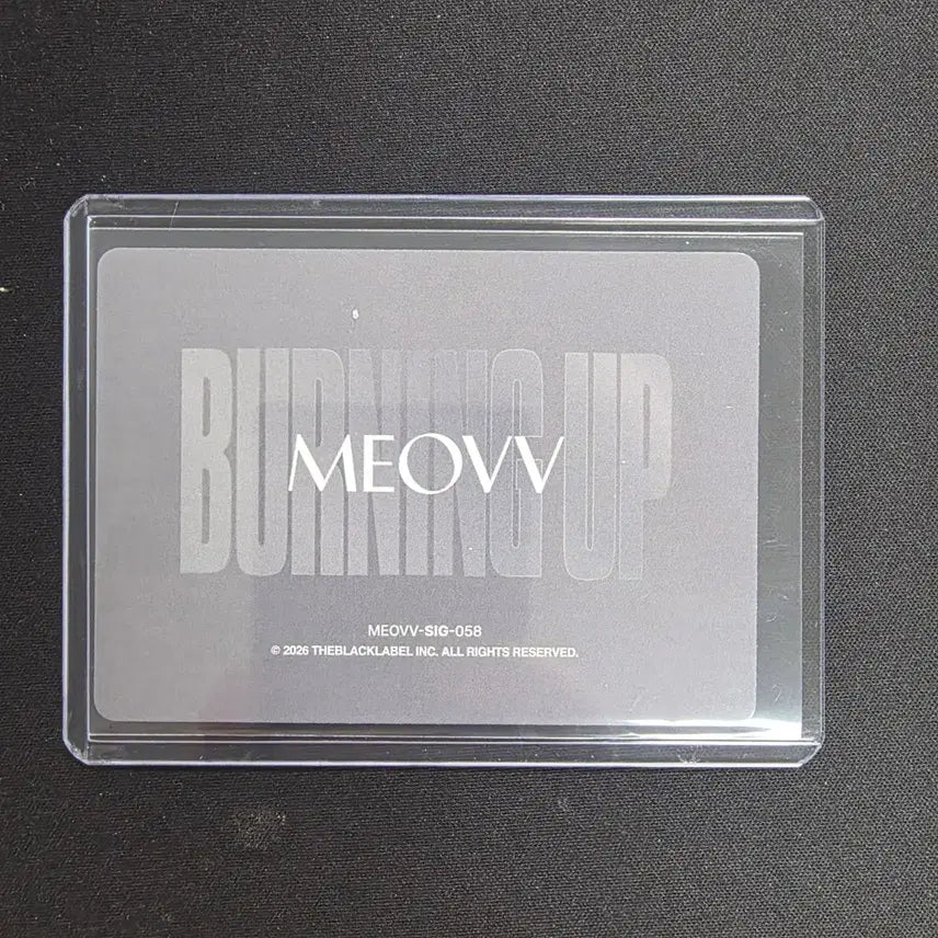 [BUNJANG] Teureka Miyaw Suin Printed Signed Card / 2026 테레카 미야오 수인 인쇄 사인 카드