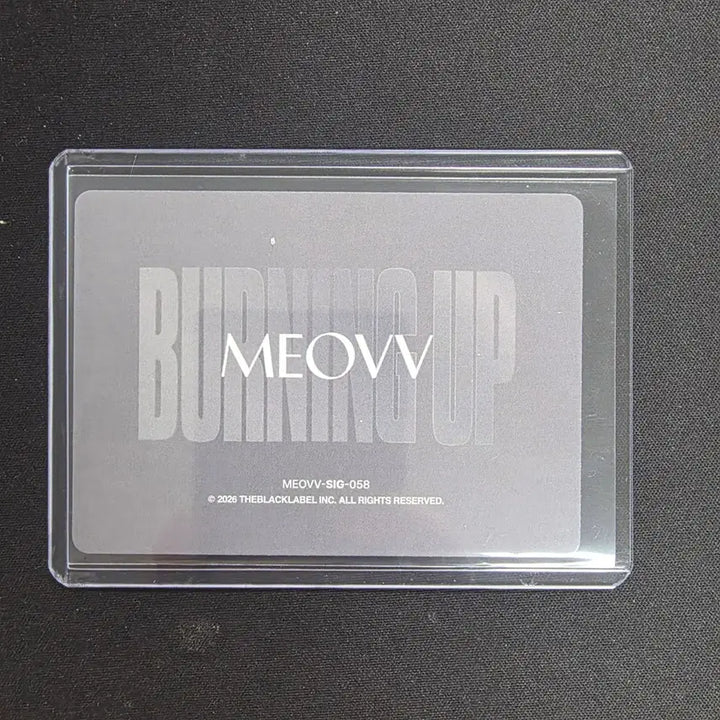 [BUNJANG] Teureka Miyaw Suin Printed Signed Card / 2026 테레카 미야오 수인 인쇄 사인 카드