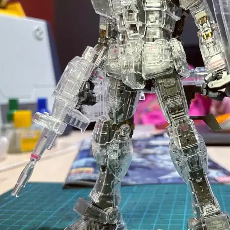 [BUNJANG] Bandai PG Custom Clear Body First Gundam &amp; Zaku Bundle Set / pg커스텀클리어바디퍼스트건담+pg커스텀클어바디자쿠새제품일괄